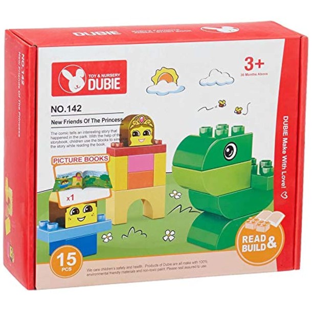 WANGE - DUBIE 142 | 15 db építőkocka | A hercegkisasszony új barátai + képeskönyv