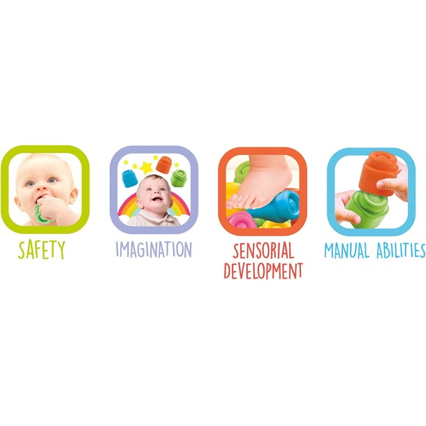 Clementoni: Clemmy 24 darabos építőkocka készlet 14707