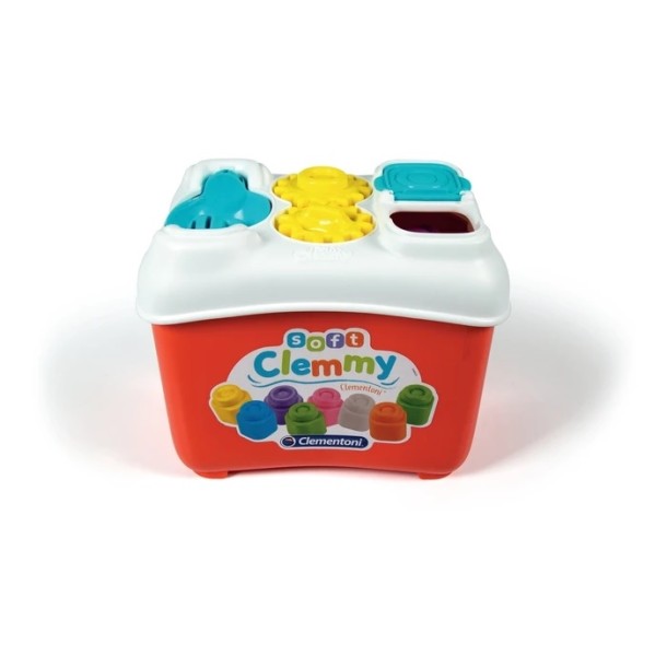 Clementoni: Clemmy - Formabedobó kosár építőelemekkel 15 db-os  17171