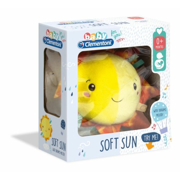 Clementoni Baby: Zenélő plüss nap 17270