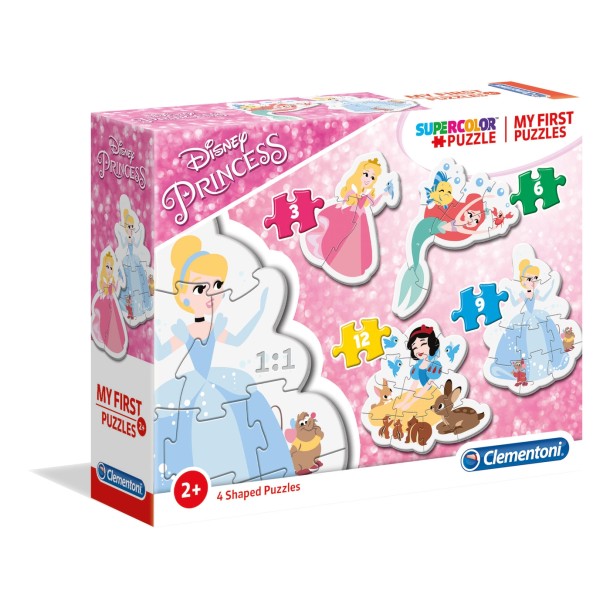 Clementoni: 4in1 formapuzzle - Disney Hercegnők 20813
