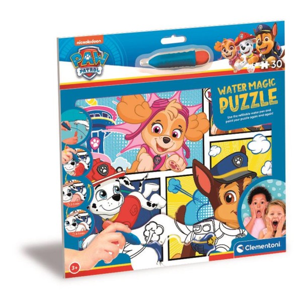 Clementoni: Mancs őrjárat Water Magic Puzzle 30db 22710