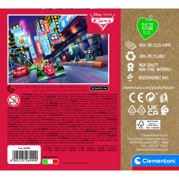 Clementoni: Play for future puzzle 60 db-os - Verdák 26999