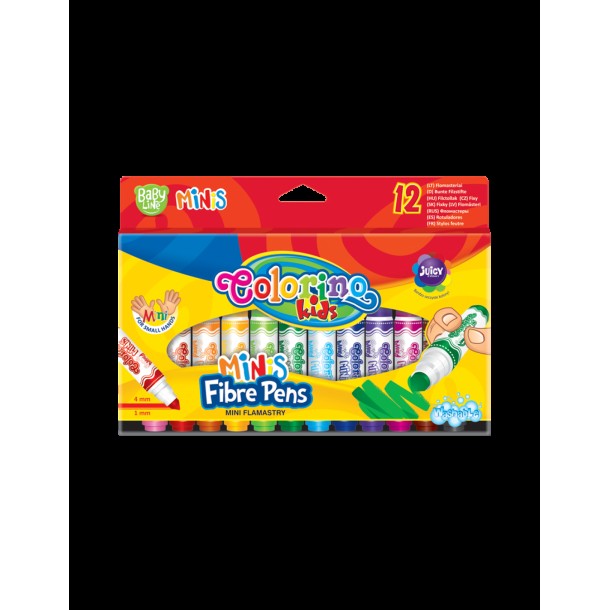 Colorino: Filctoll készlet mini - 12db-os    32117PTR