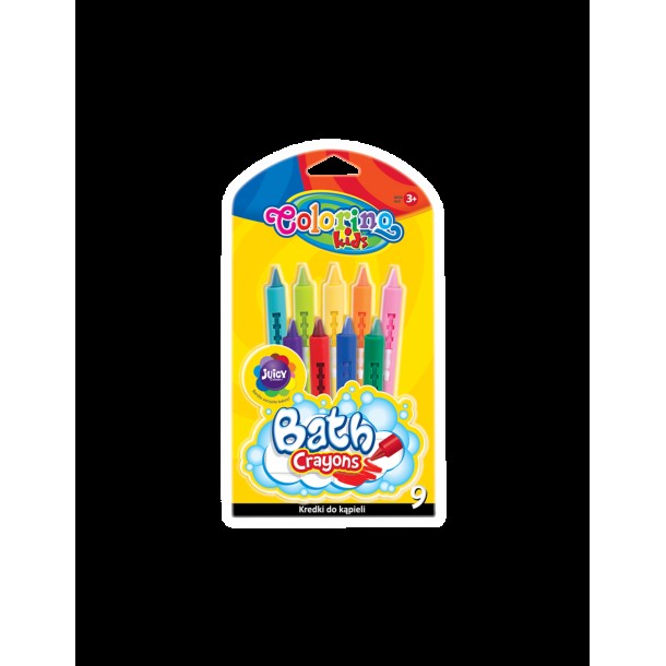 Colorino: Fürdőkréta készlet 9 db-os 38973PTR