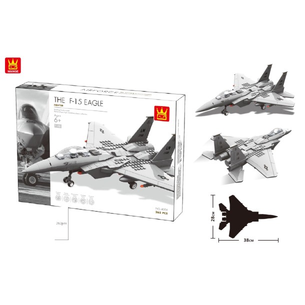 WANGE® 4004 - F-15 katonai vadászrepülőgép