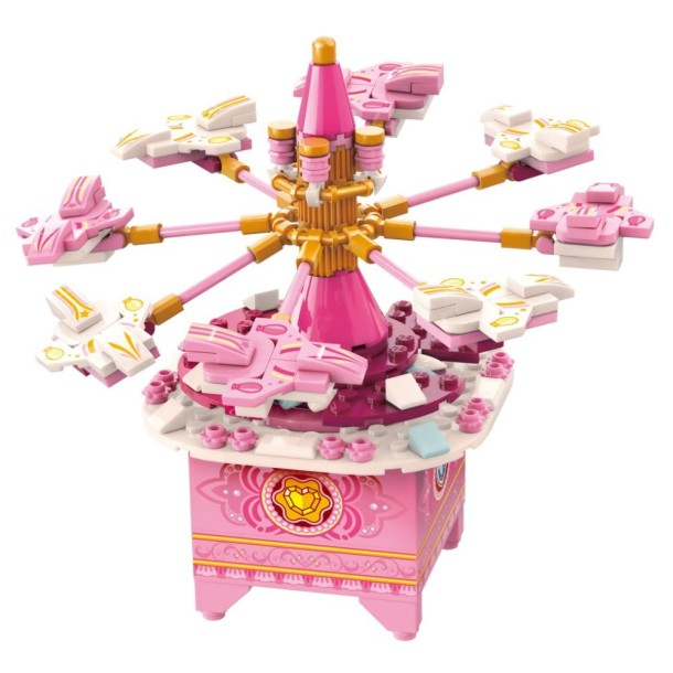 QMAN® 42107 | kompatibilis, készségfejlesztő építőjáték lányoknak | 416 db építőkocka | 3 az 1-ben Fantáziavilág