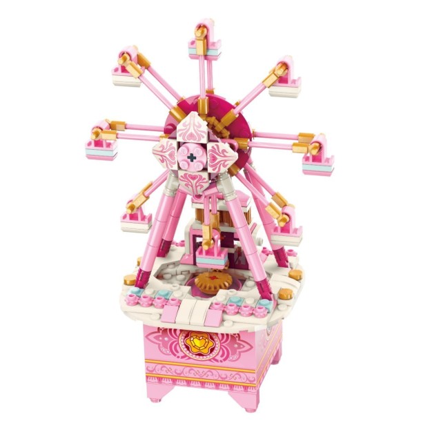 QMAN® 42107 | kompatibilis, készségfejlesztő építőjáték lányoknak | 416 db építőkocka | 3 az 1-ben Fantáziavilág