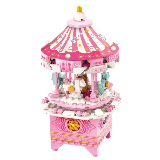 QMAN® 42107 | kompatibilis, készségfejlesztő építőjáték lányoknak | 416 db építőkocka | 3 az 1-ben Fantáziavilág