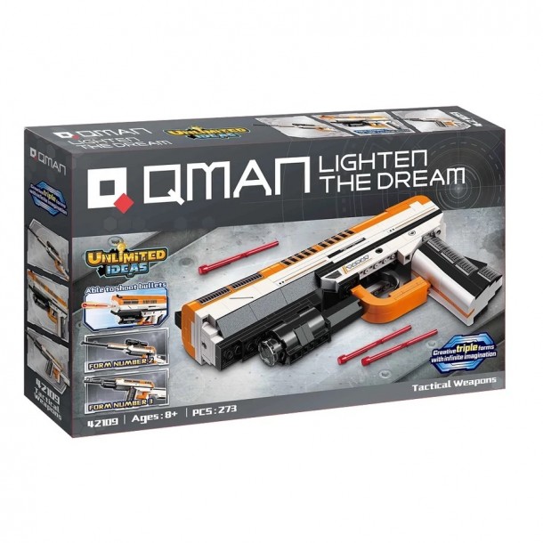 QMAN® 42109 - 3 az 1-ben Játékfegyverek