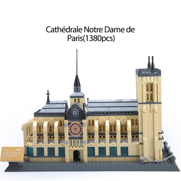 WANGE® 5210 | 1380 db építőkocka | Notre Dame – Párizs