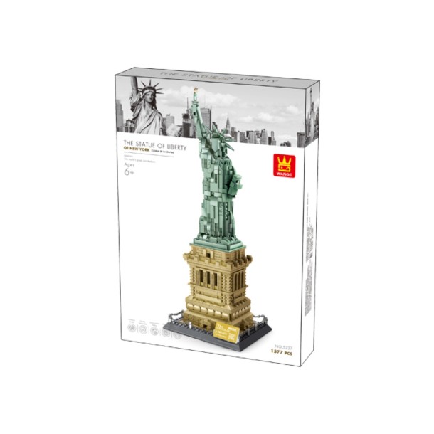WANGE® 5227 | 1577 db építőkocka | Szabadság-szobor – USA