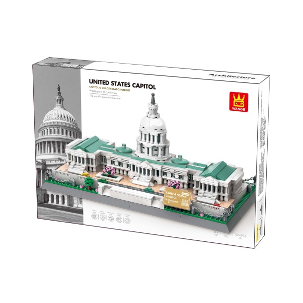 WANGE 5235 | 1074 db építőkocka | USA Capitolium, Washington D.C. - Amerika