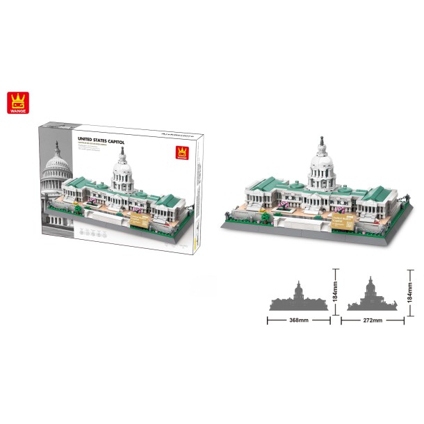 WANGE 5235 | 1074 db építőkocka | USA Capitolium, Washington D.C. - Amerika