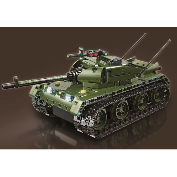 QMAN® 54003 | legó-technic-kompatibilis távirányítós építőjáték | 418 db építőkocka | Panther tank (app + controller)