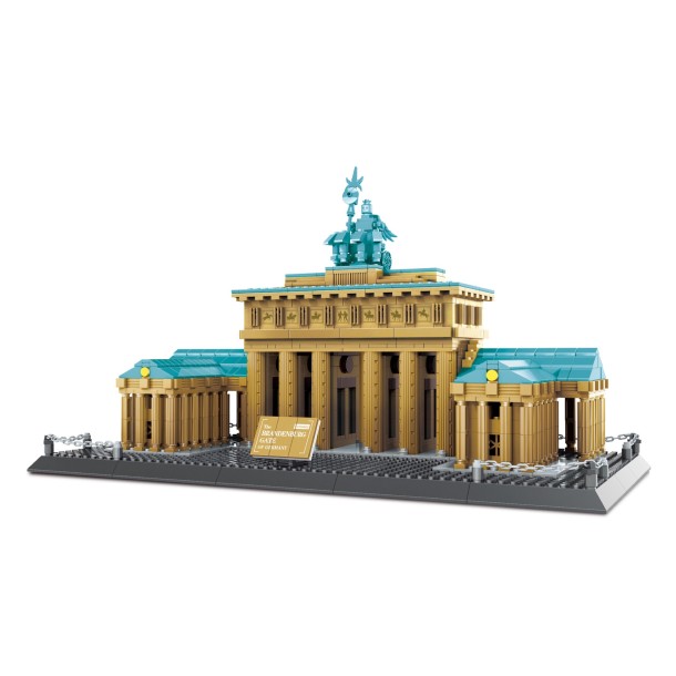 WANGE 6211 | kompatibilis, készségfejlesztő építőjáték | 1562 db építőkocka | Brandenburgi kapu Berlin – Németország