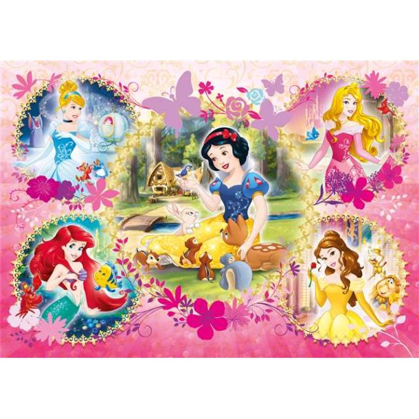 Clementoni: SuperColor Csillámos Puzzle: Disney Hercegnők 104 db-os 95972