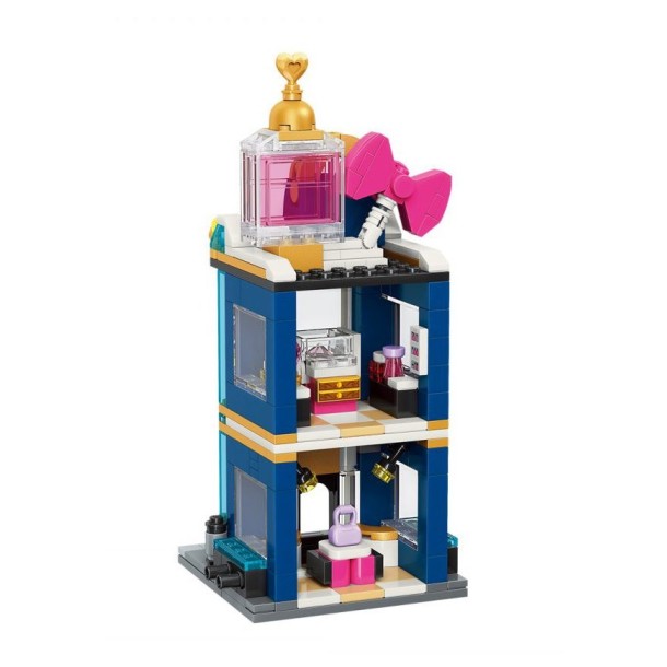 QMAN® C0110 Keeppley | kompatibilis, készségfejlesztő építőjáték | 281 db építőkocka | Luxus Ékszer Ház