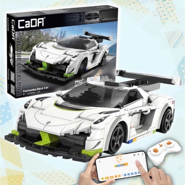 CaDA® C51083W - Távirányítós Fantasma versenyautó