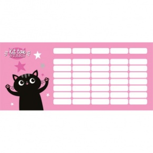 LizzyCard órarend mini - KitTok Stars 