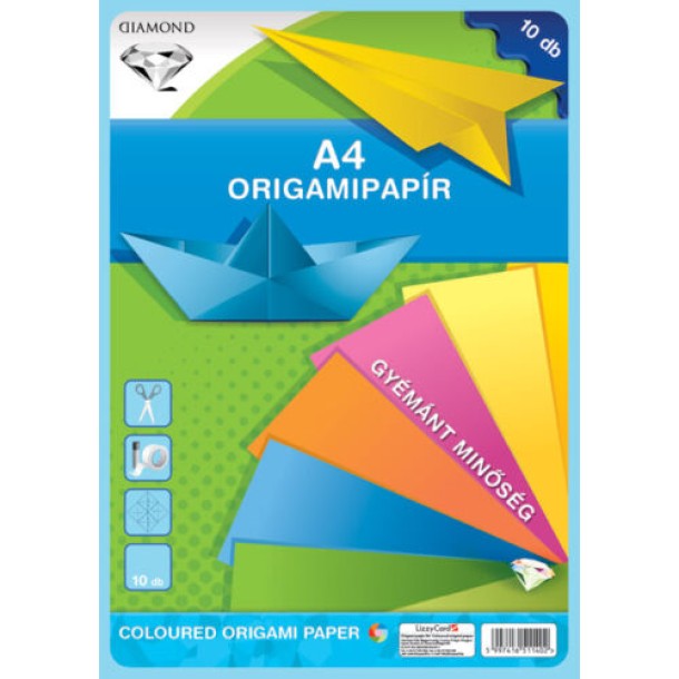 LizzyCard origamipapír - 10 db A4