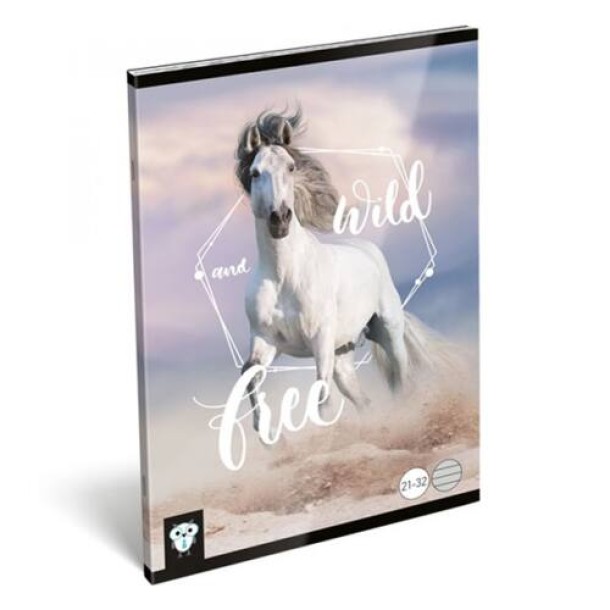 LizzyCard Tűzött füzet, A/5 vonalas, Wild and free