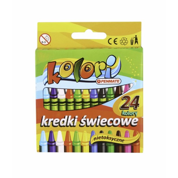 Kolori: Premium Zsírkréta 24 db-os TT8226