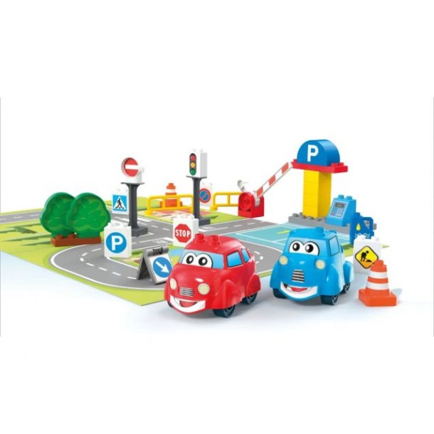 UNICO építőkocka szett városi autók 32db 8528-0000