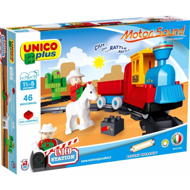 UNICO építőjáték vonatpálya 46db 8616-0000