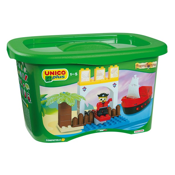 UNICO építőkocka szett kalózok dobozban 8537-0000