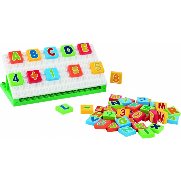 UNICO építőjáték betűk és számok 54db 8631-0000