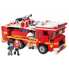 QMAN® W12013 | kompatibilis, készségfejlesztő építőjáték | 539 db építőkocka | Tűzvonalból mentés