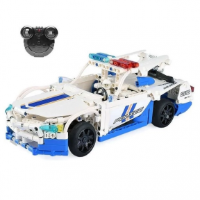 CaDA C51006W - Távirányítós rendőrautó - Lego-kompatibilis építőjáték - 430 db építőkock