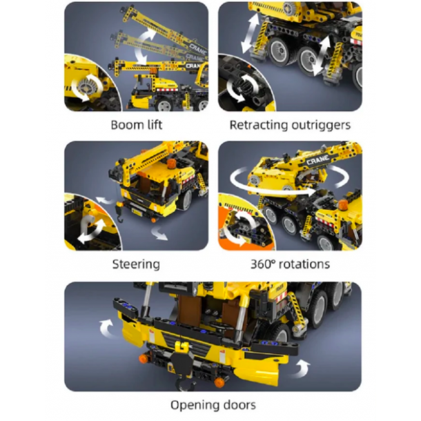 CaDA C65005W - Mobildaru - 100% technic-kompatibilis építőjáték