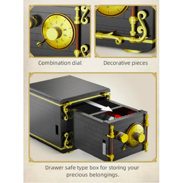 CaDA C71006W - A Széf Titka - 100% technic-kompatibilis építőjáték