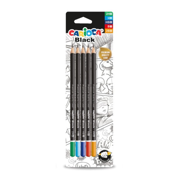 Carioca: Premium grafit ceruza szett 5 db-os 42932