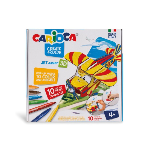 Carioca: 3D Repülő színezhető írószertartó 42904