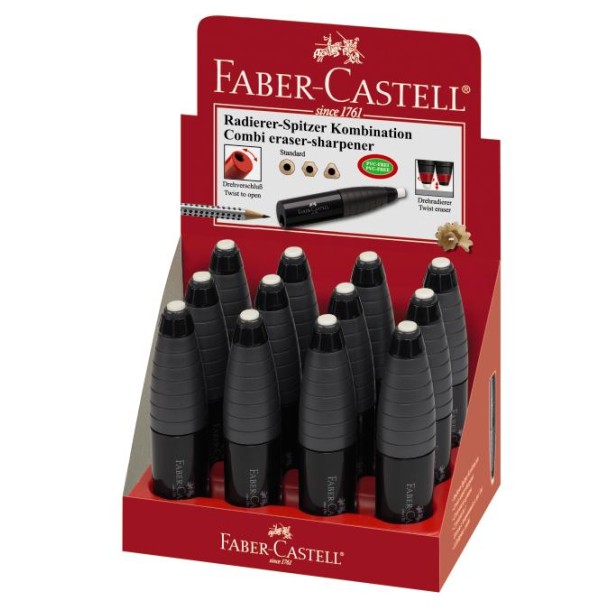Faber-Castell hegyező és radír egyben, több színben 184400